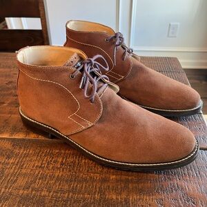 Martin Dingman Men’s Brown Suede Chukka Boots Size 10 Made In Brazil